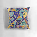 Mosaic Pillow with Trencadis Design in Gaudi Style from Spain