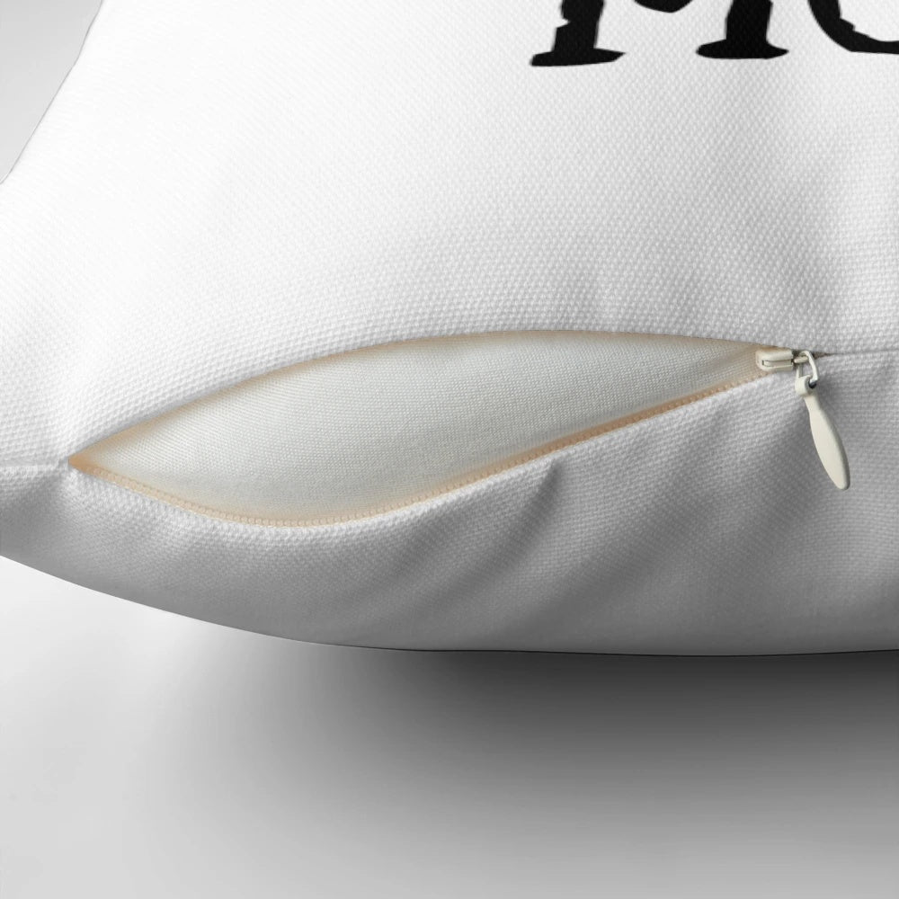 Trendy and funny "Call Your Mom" pillow for college students and graduates