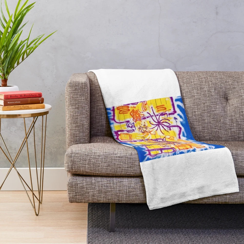 Mandala pattern plush blanket for cozy and stylish home decor