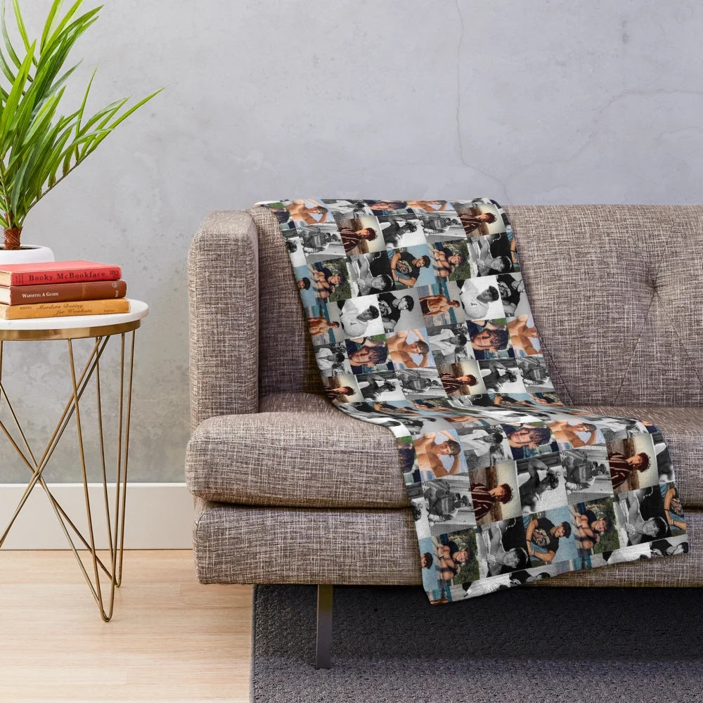 Noah Beck Collage Plush Blanket