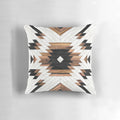 Tribal, boho, modern wood pillow with an urban tribal pattern design