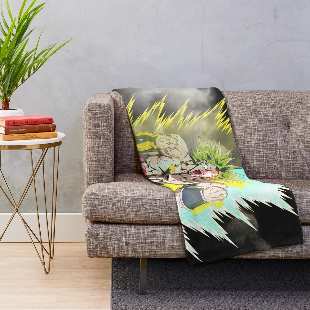 Dragon Ball Broly Super Tribute Plush Blanket