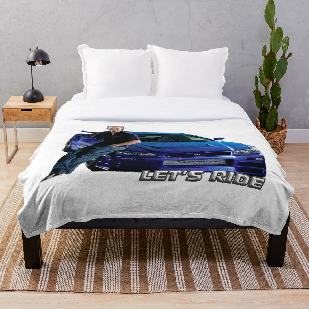 Paul Walker as Brian O'Conner in a Plush Blanket Tribute