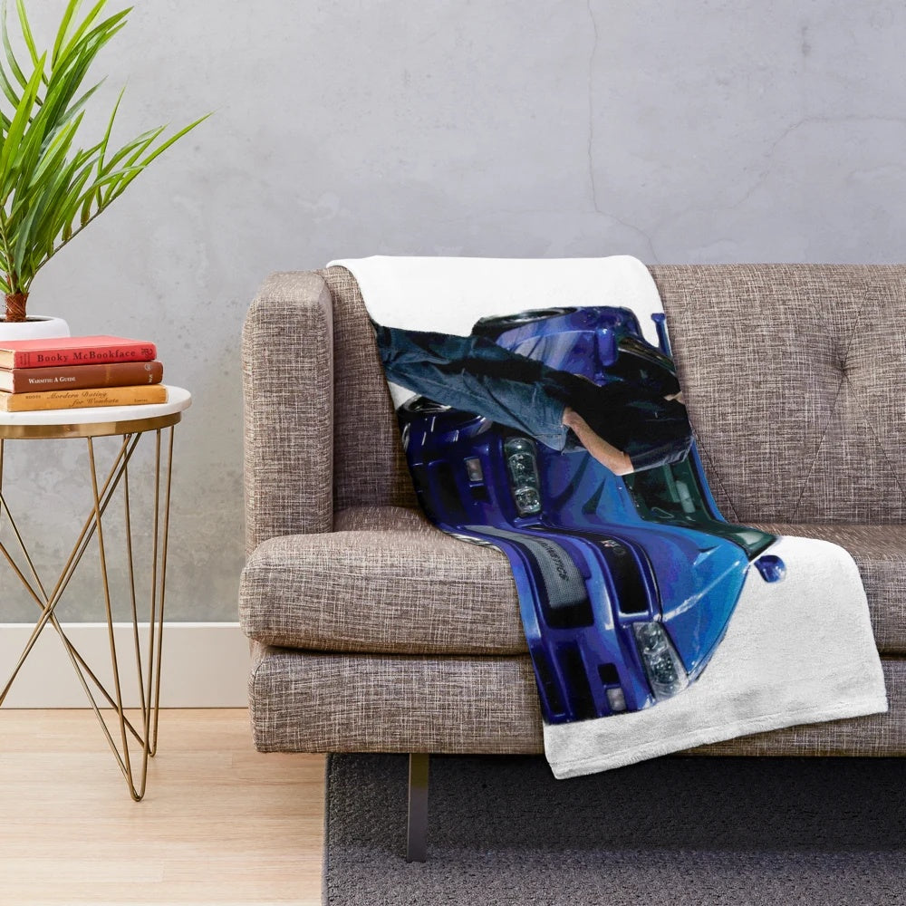 Paul Walker as Brian O'Conner in a Plush Blanket Tribute