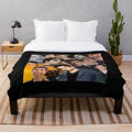 Plush blanket featuring a collage design of Cameron Boyce