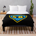 Shaw Brothers Logo Inspired Plush Blanket