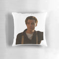 Titanic movie themed pillow featuring the character Jack Dawson
