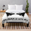 Plush blanket featuring Commander Lexa from the TV series The 100