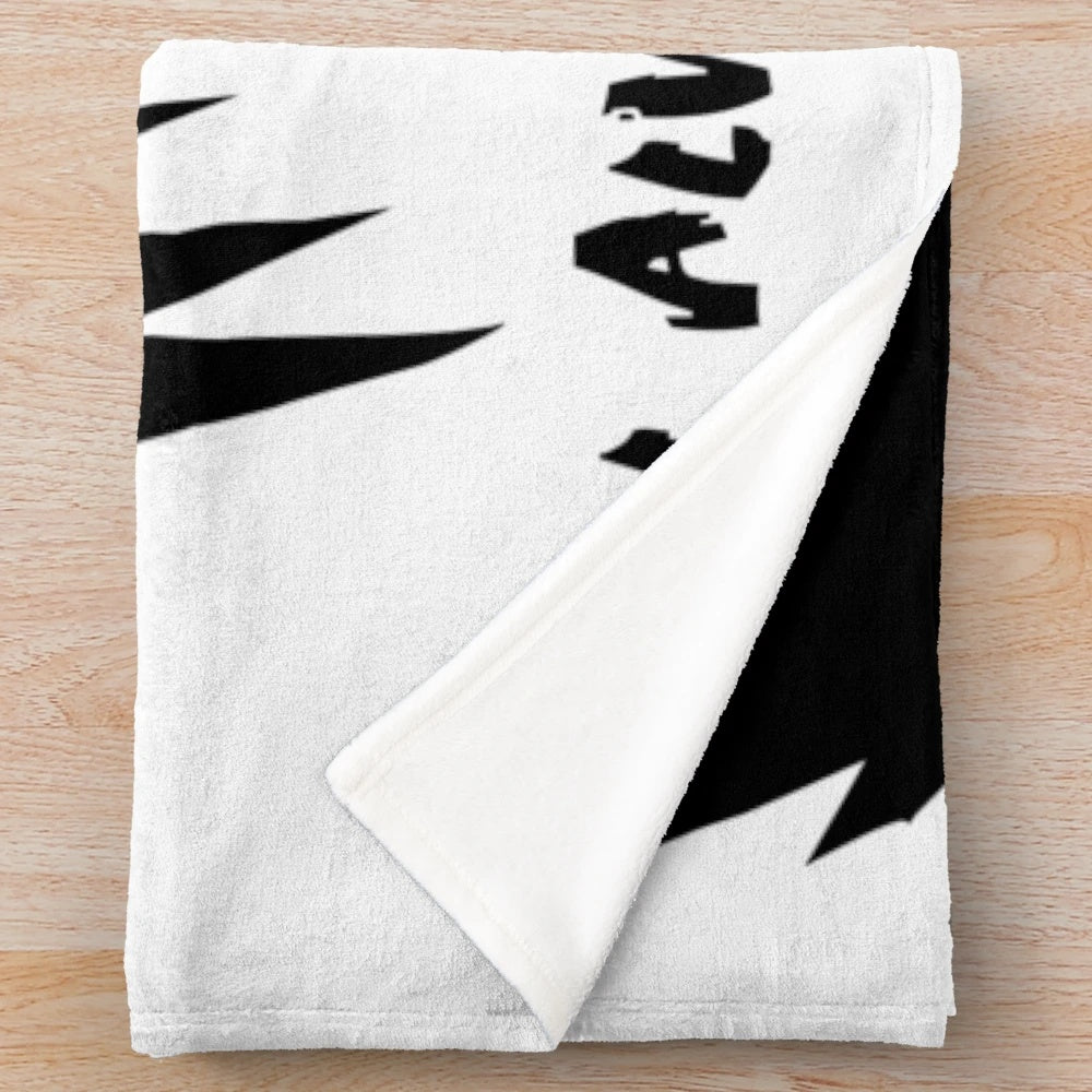 Plush blanket featuring Commander Lexa from the TV series The 100