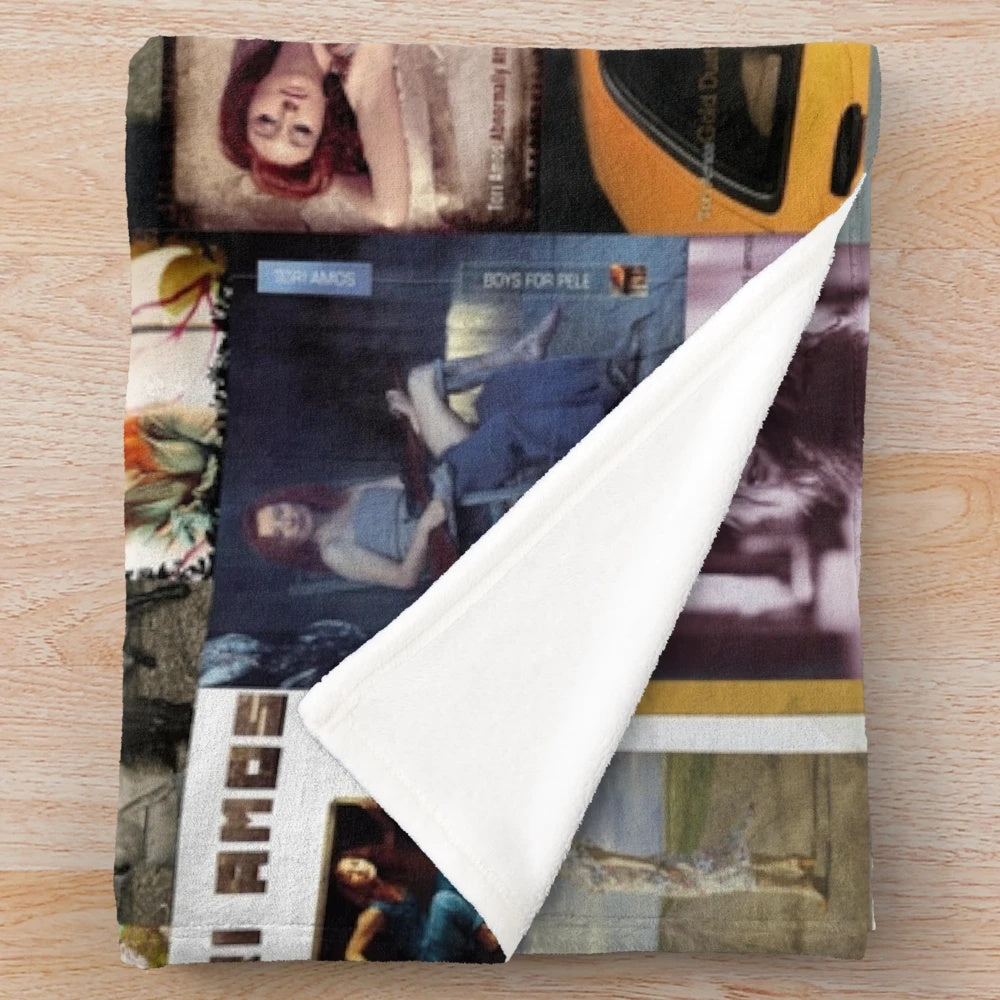 Tori Amos Plush Blanket with Album Art and Discography