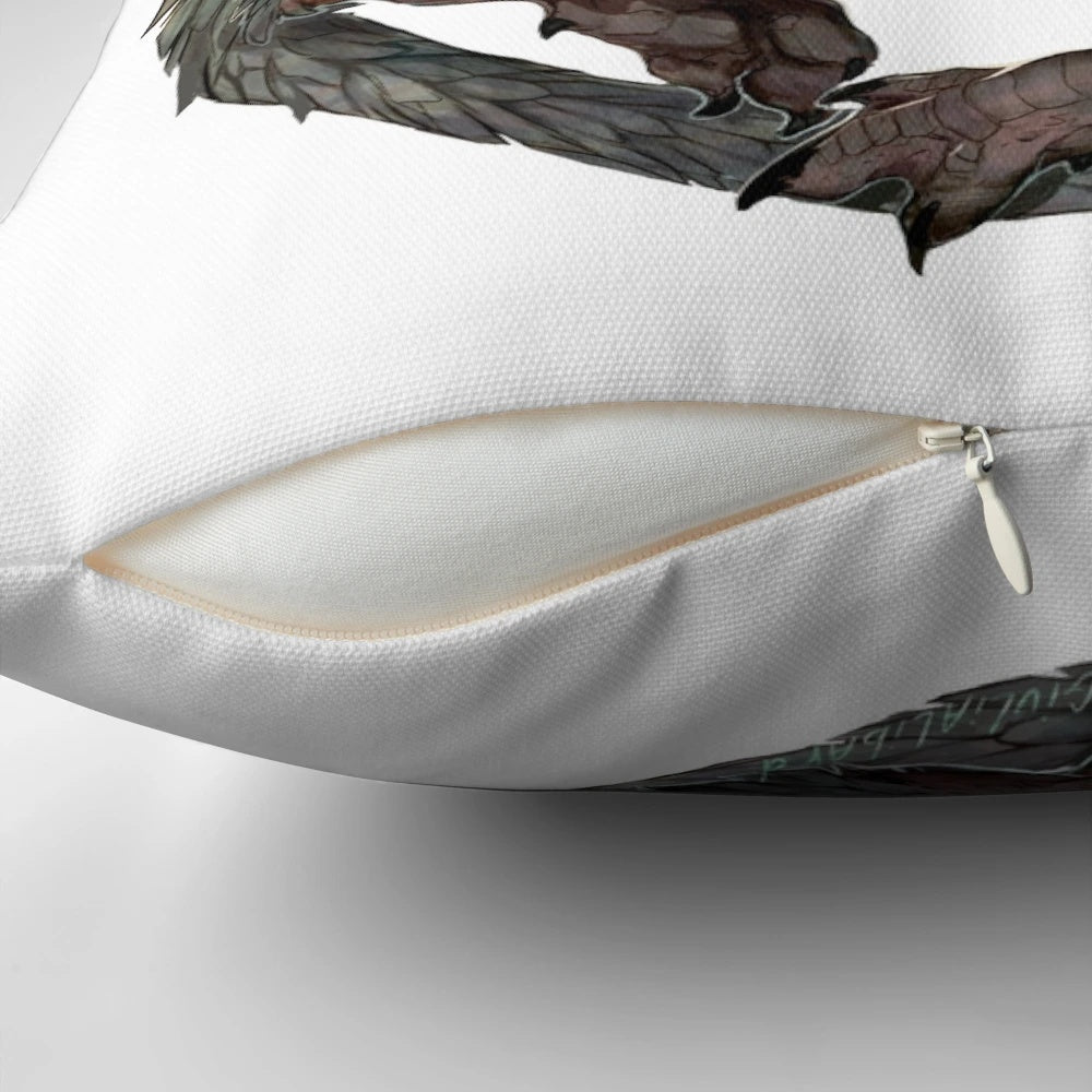 Plush Trico pillow inspired by the beloved creature from the video game The Last Guardian