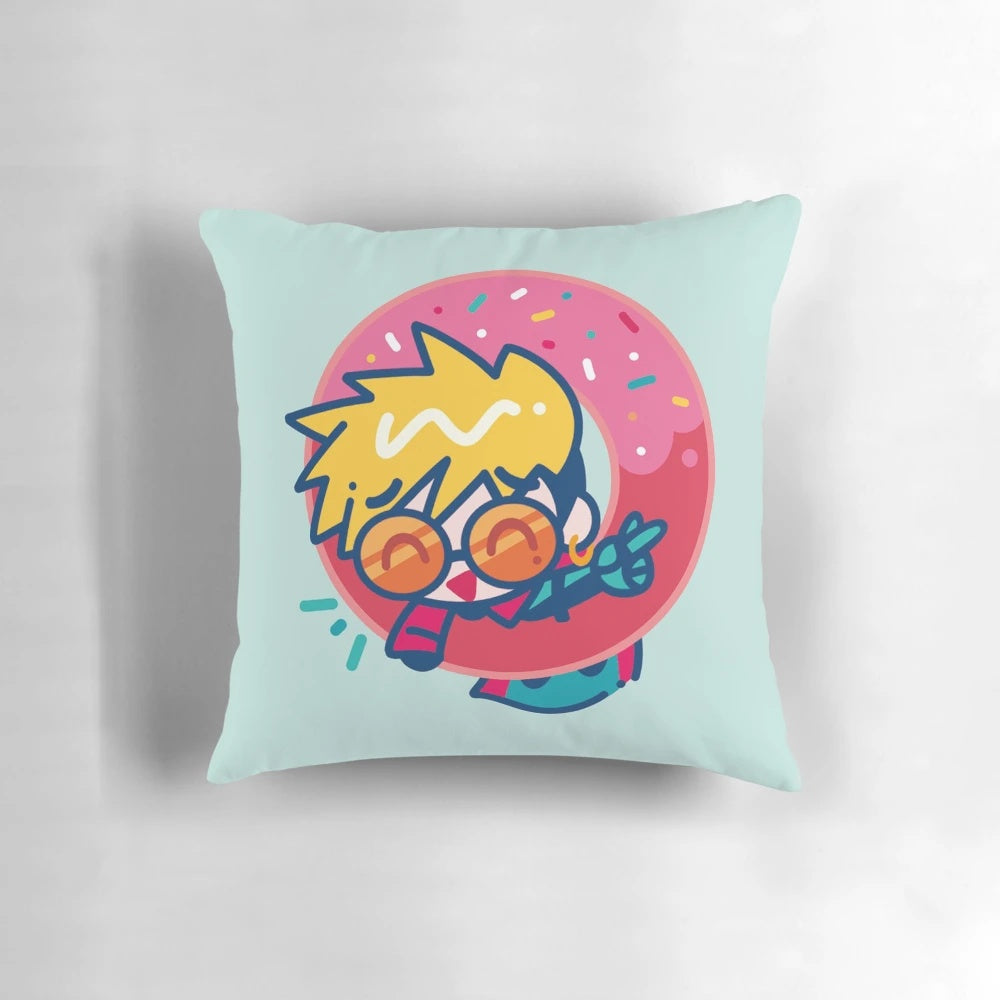 Trigun anime Vash the Stampede kawaii donut pillow