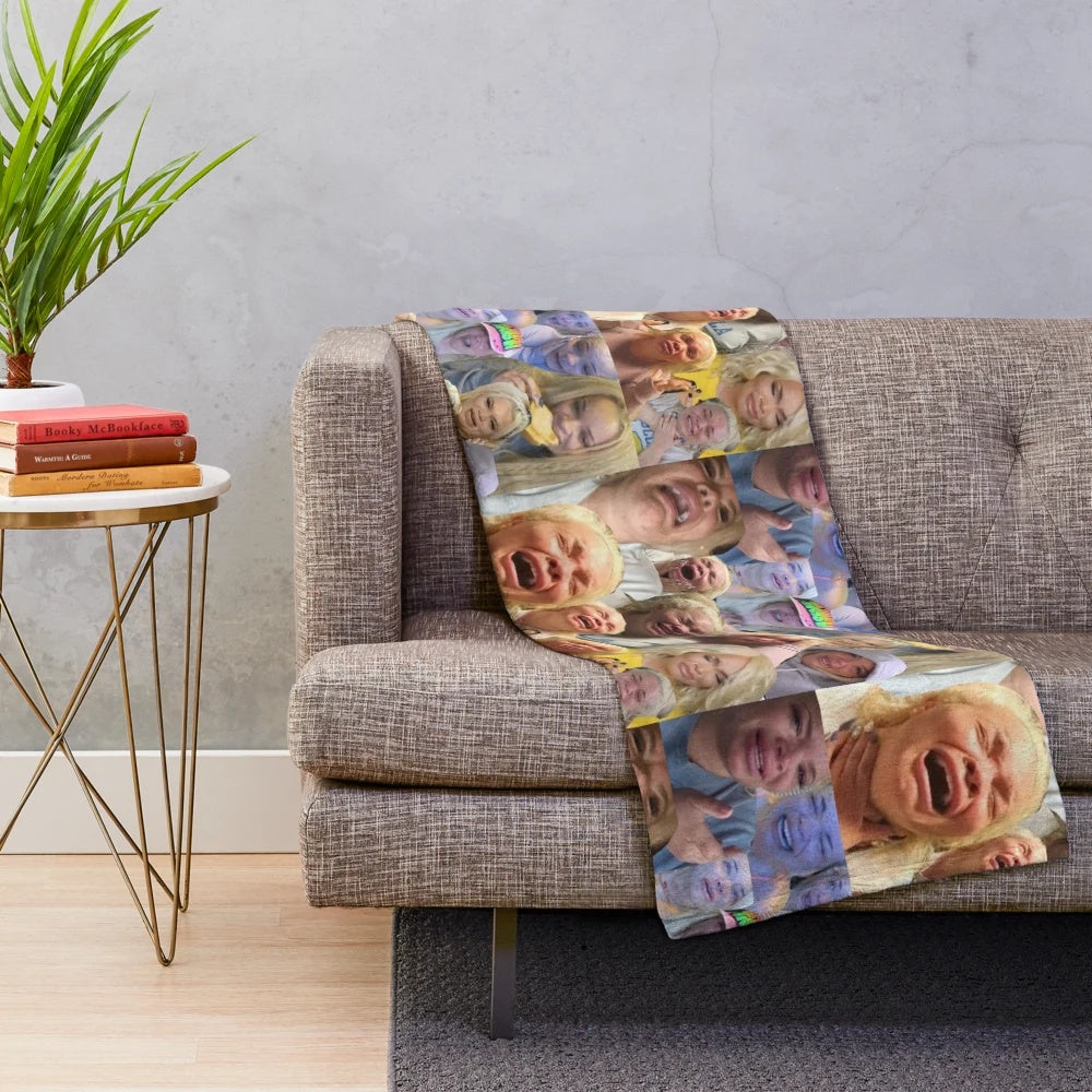 Trisha Paytas Meme Collage Plush Blanket