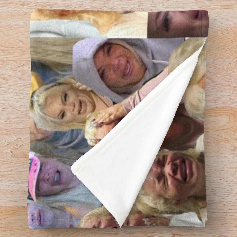 Trisha Paytas Meme Collage Plush Blanket