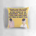 Trixie and Katya Inspired Christian Airlines-Themed Pillow