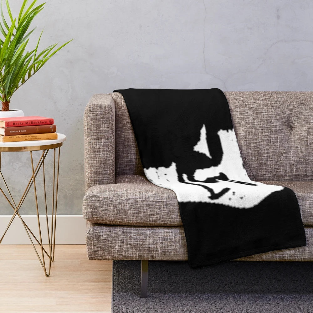 Trollge Meme Plush Blanket featuring the popular Trollge face
