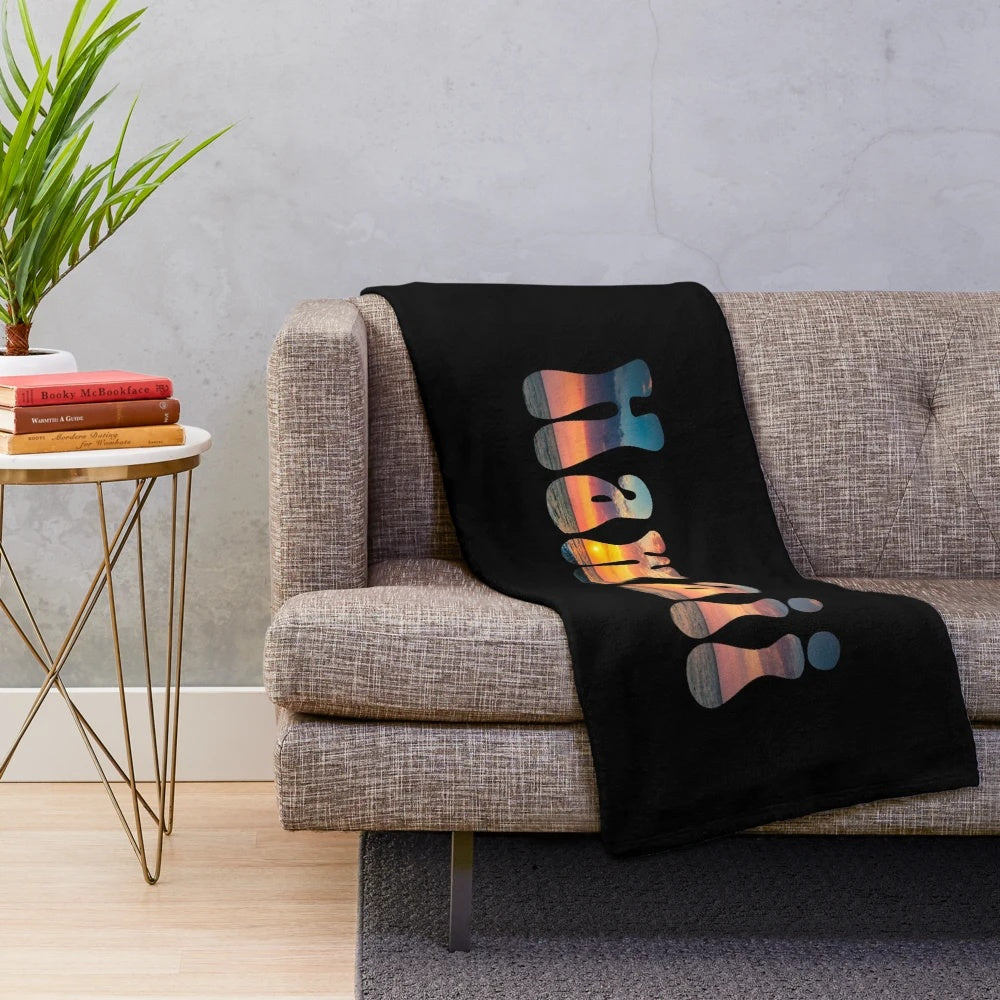 Tropical Hawaii State Pride Plush Blanket