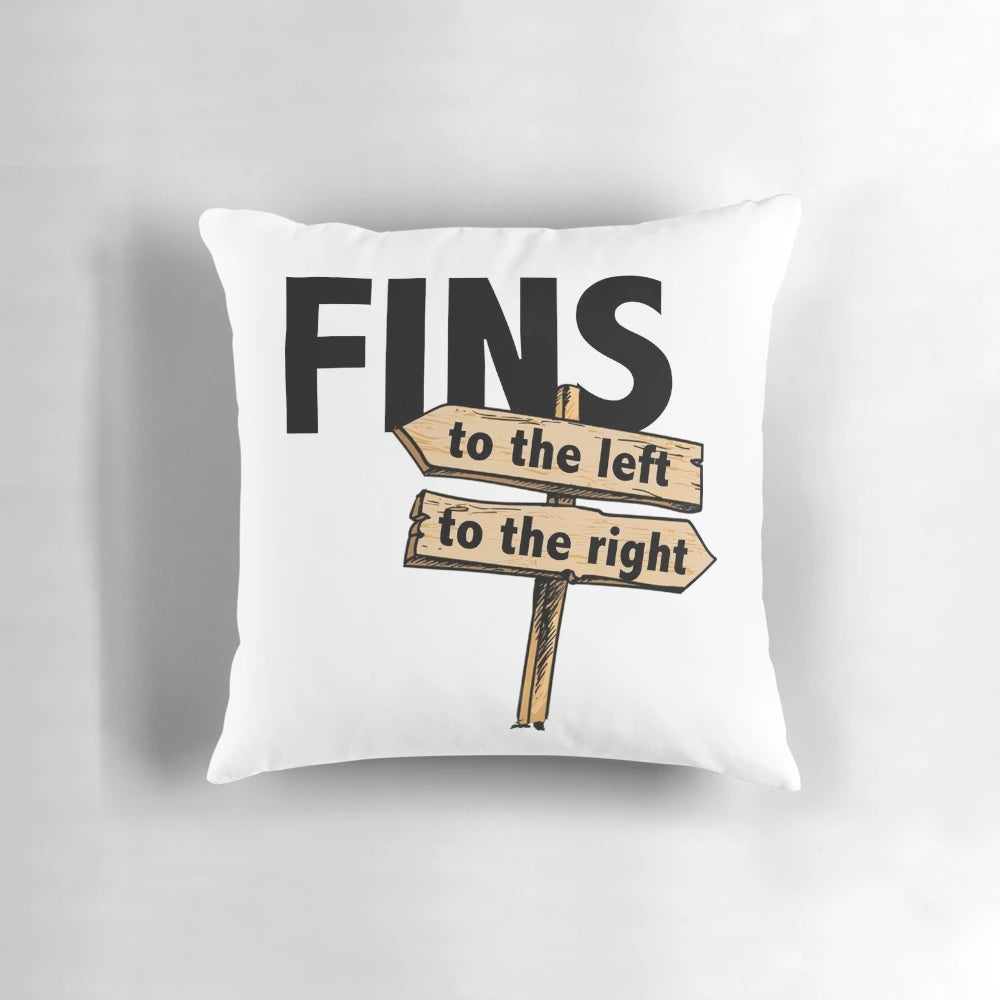Tropical-themed throw pillow with parrothead, beach, and surfing design