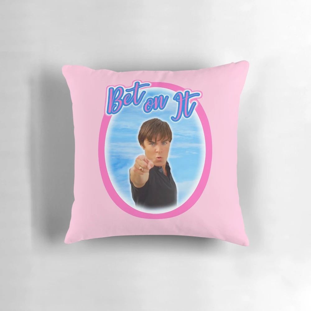 Troy Bolton from High School Musical Fan Art Inspired Pillow