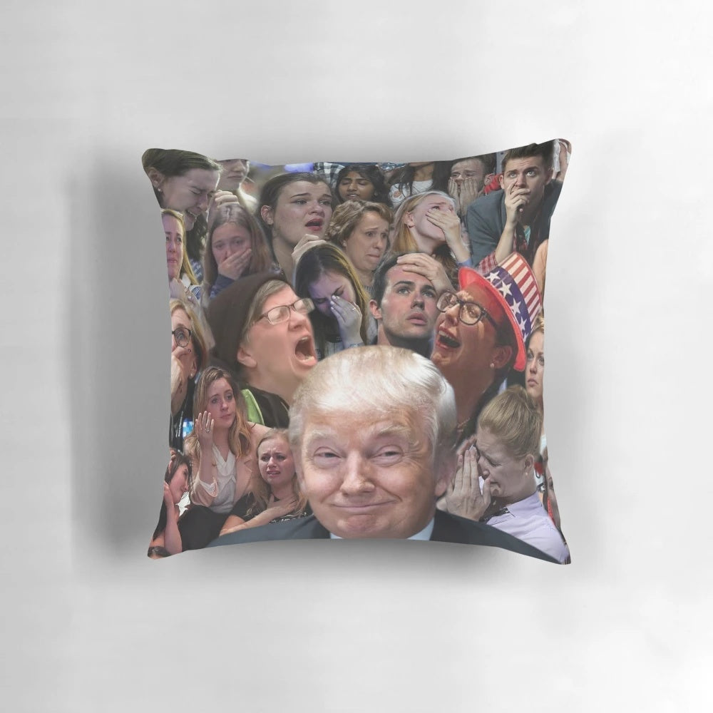 Trump 2020 Liberal Tears Pillow - Celebrate the win with this high-quality collectible item