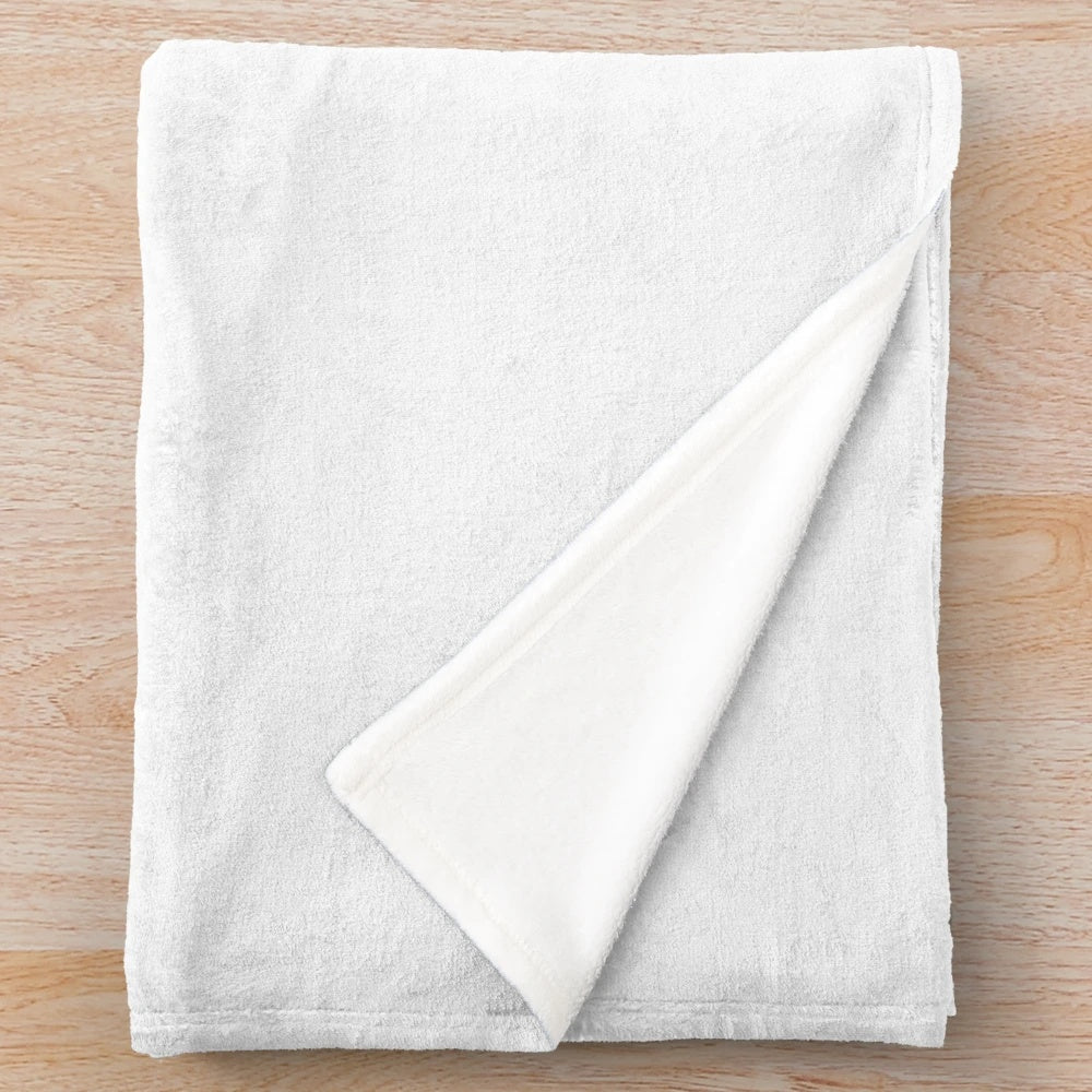 Plush blanket featuring trumpets and band-themed design