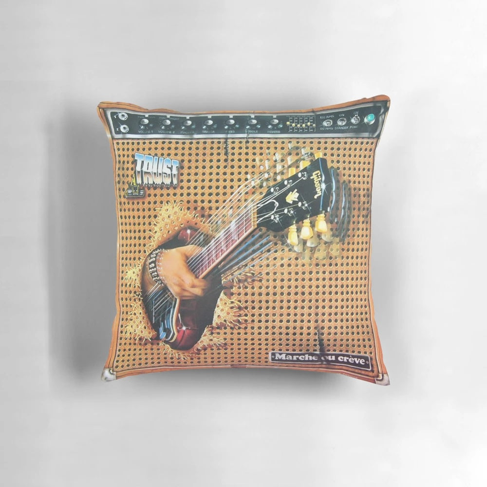 Trust - Marche ou crève Album 1981 French Hard Rock Band Pillow