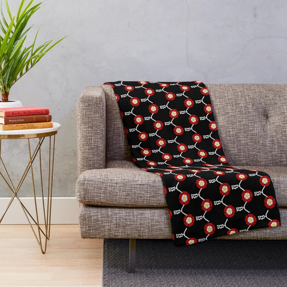 Anne Boleyn Tudor Rose Plush Blanket