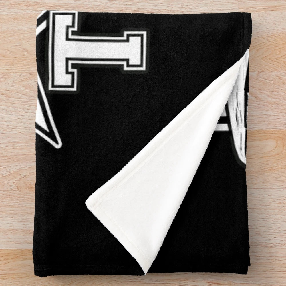 Plush blanket with Buick Grand National inspired design