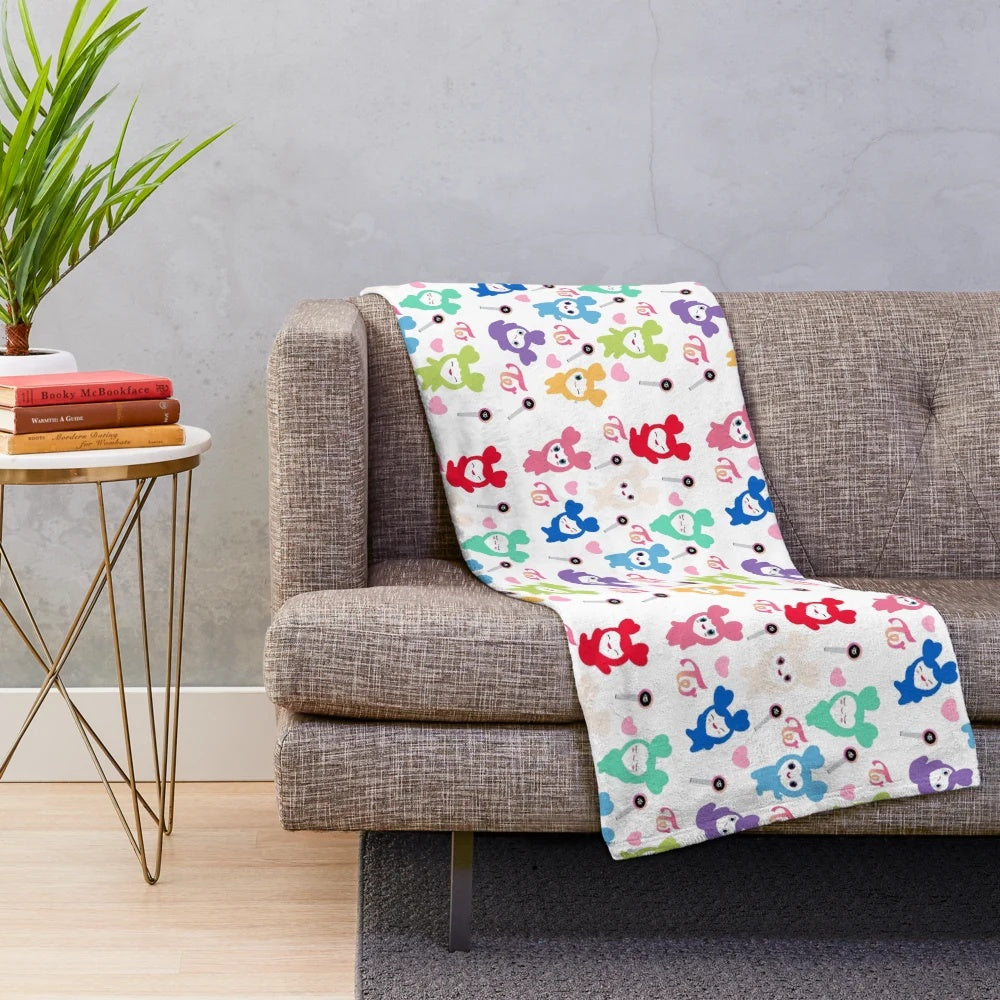 Twice inspired plush blanket with the group's "BDZ Lovelies" icon design