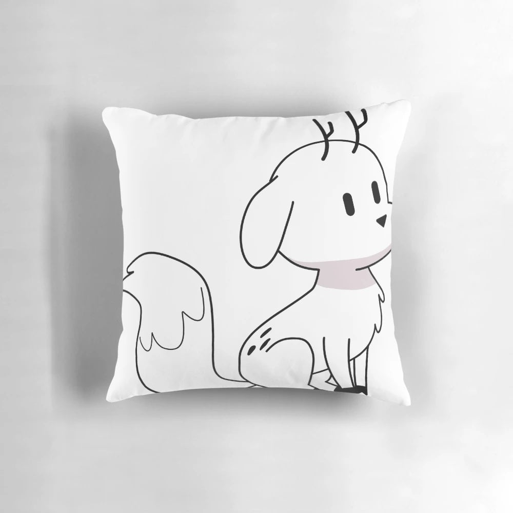 Twig Deerfox Hilda Pillow - Charming Cartoon Character Accent Piece
