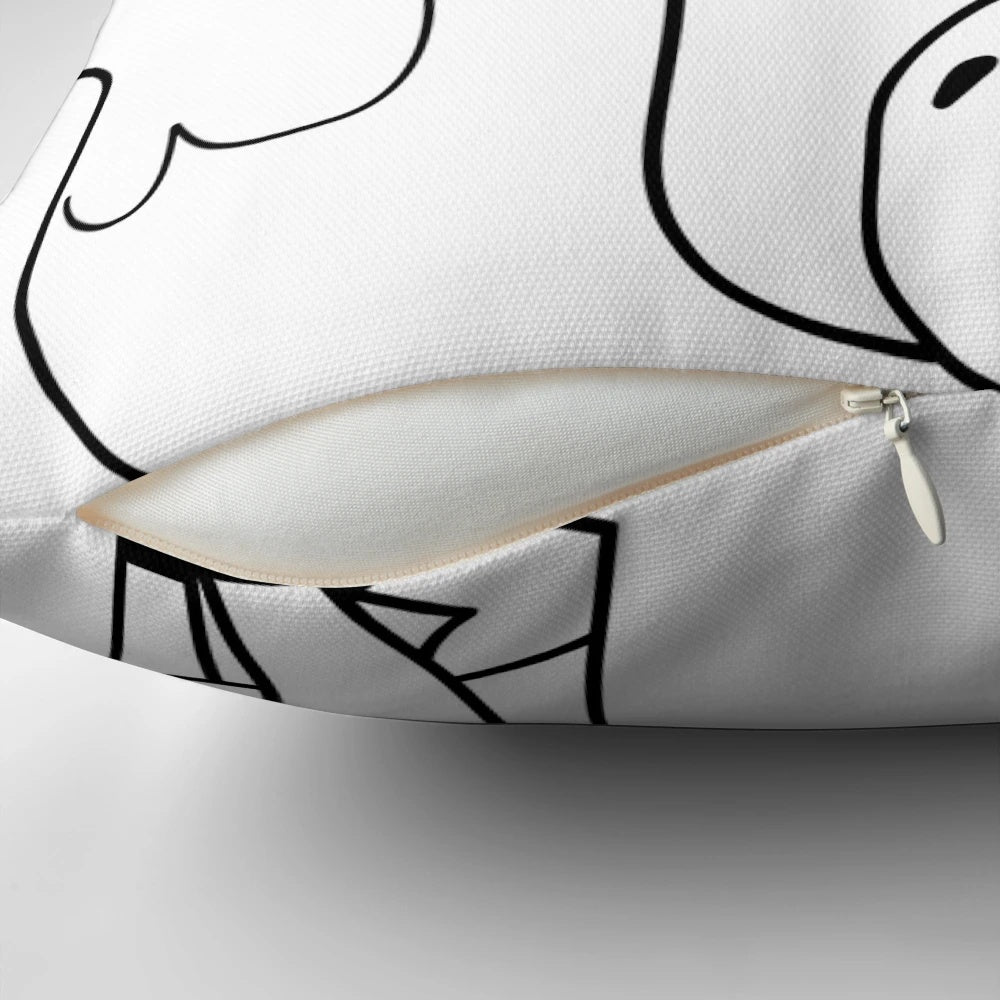 Twig Deerfox Hilda Pillow - Charming Cartoon Character Accent Piece