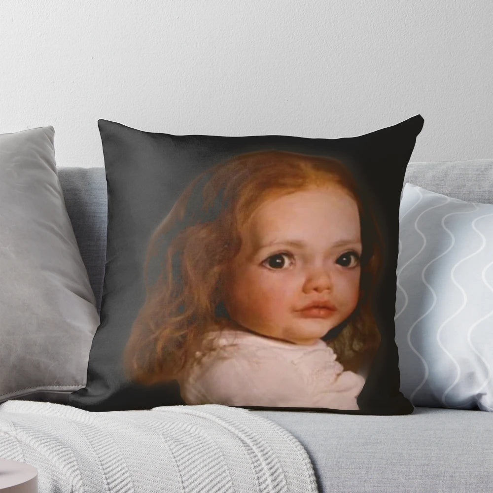 Twilight-themed pillow featuring regurgitation imagery