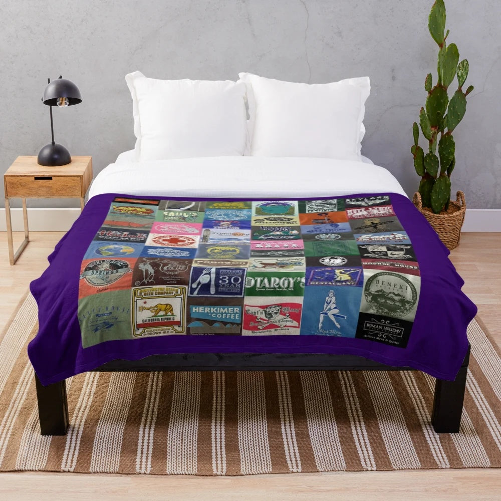 Twilight Saga Eclipse inspired plush blanket with Bella Swan fanart design