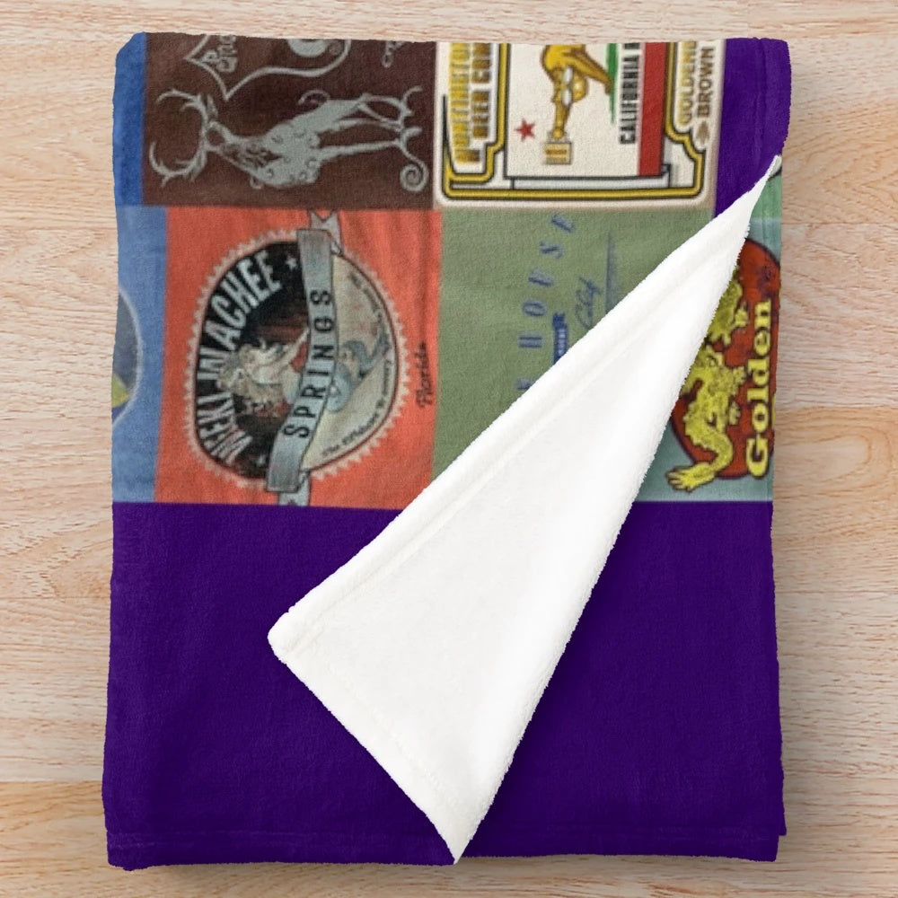 Twilight Saga Eclipse inspired plush blanket with Bella Swan fanart design