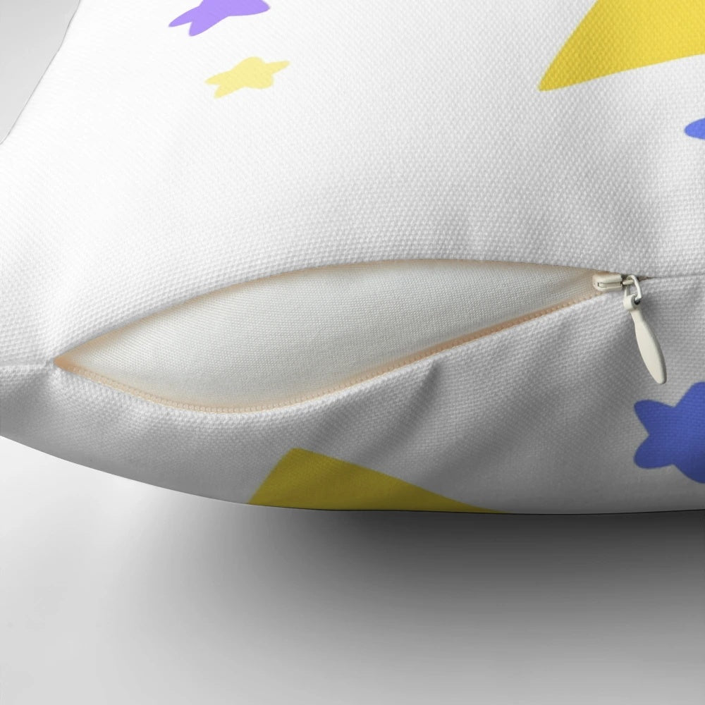 Soft, cozy pillow featuring a cute owl and twinkling stars design