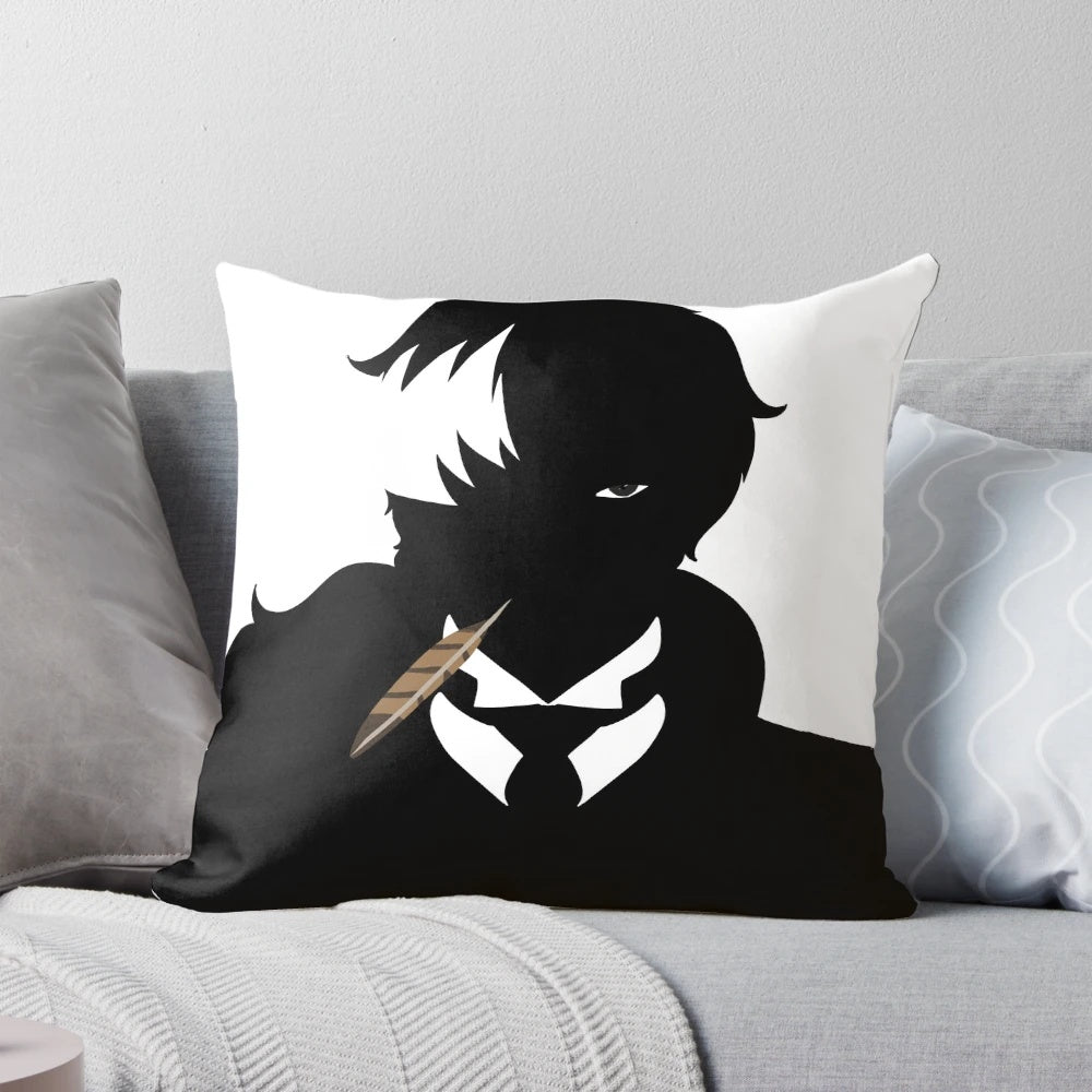 Twisted Samurai Ace Attorney Pillow featuring characters from the Ace Attorney video game series