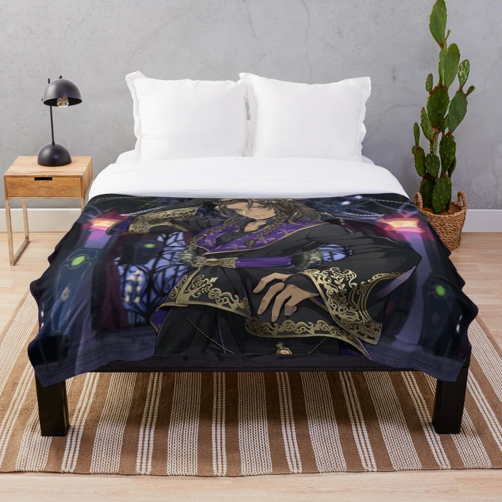 Twisted Wonderland Leona Kingscholar Inspired Plush Blanket