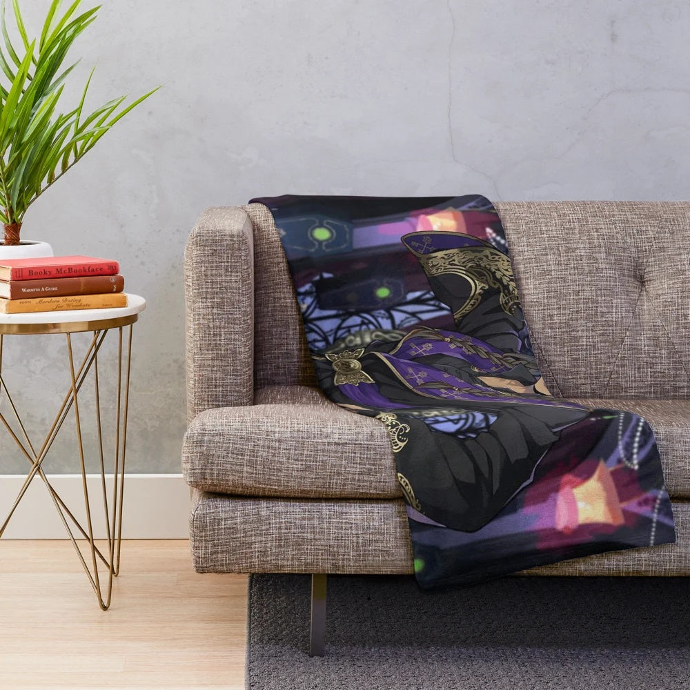Twisted Wonderland Leona Kingscholar Inspired Plush Blanket
