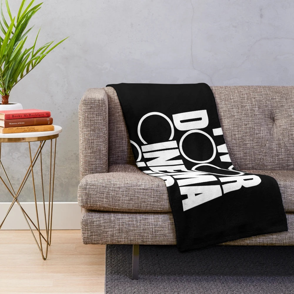 Two Door Cinema Club logo-inspired plush blanket