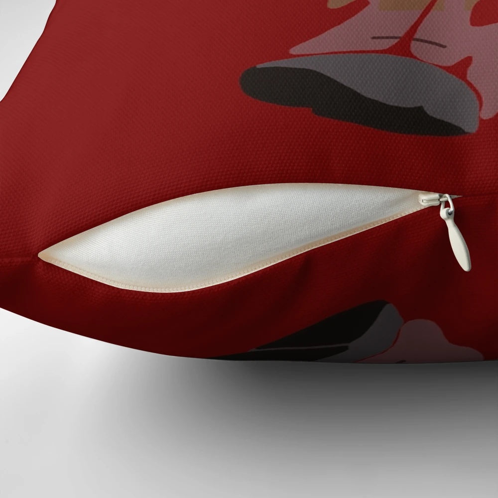 Anger Pillow with Typography Design