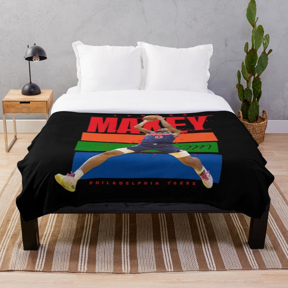 Tyrese Maxey Themed Plush Blanket