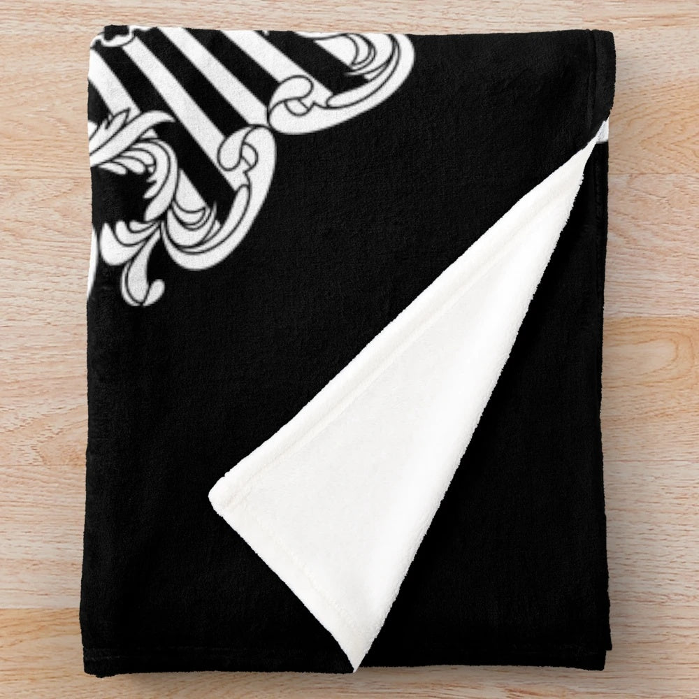 Tzimisce vampire clan symbol plush blanket featuring a gothic dragon design