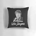 Tribute pillow featuring Udo Jürgens, famous German singer-songwriter.