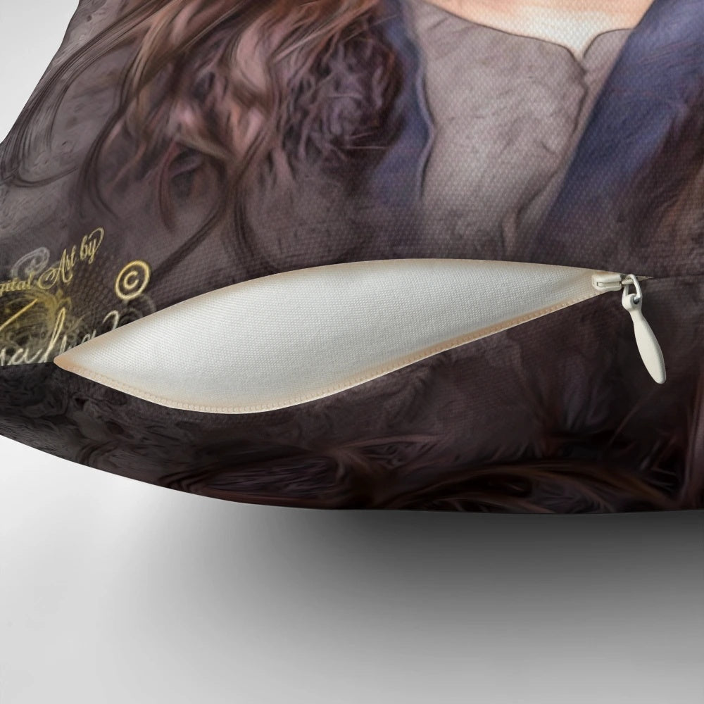 Uhtred of Bebbanburg The Last Kingdom Pillow - Stunning Anglo-Saxon inspired home decor item featuring the protagonist from the popular historical fiction TV series