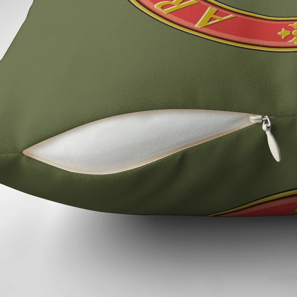 Pillow with the official emblem of the UK Army Cadet Force (ACF)