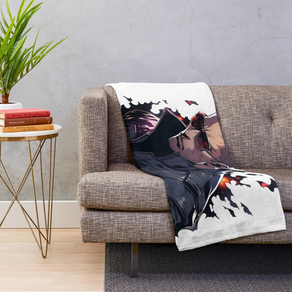 Albert Wesker plush blanket from the Resident Evil video game series
