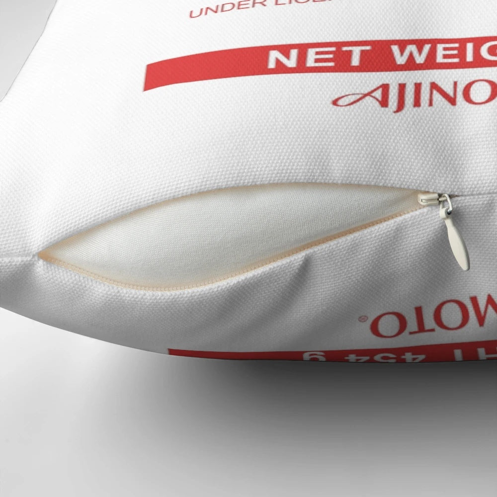 Monosodium Glutamate (MSG) seasoning powder in a pillow-shaped packaging