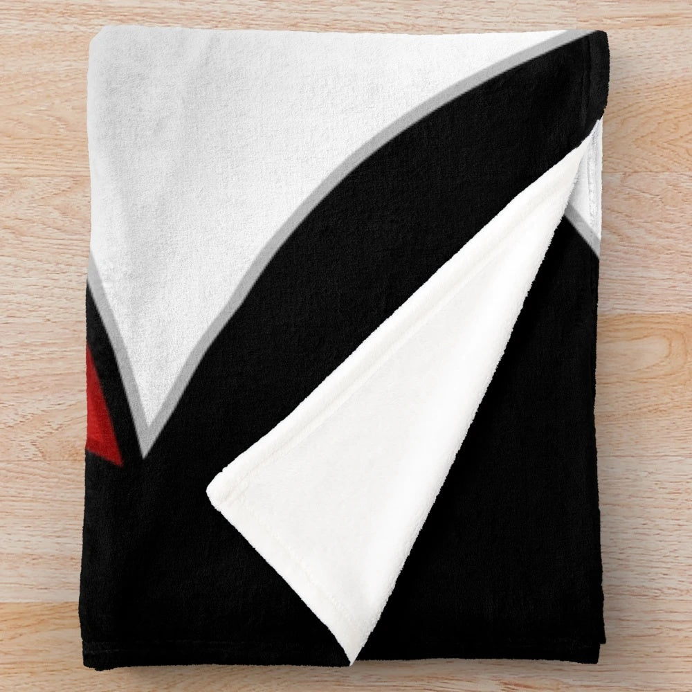 Umbrella Corporation plush blanket with red logo