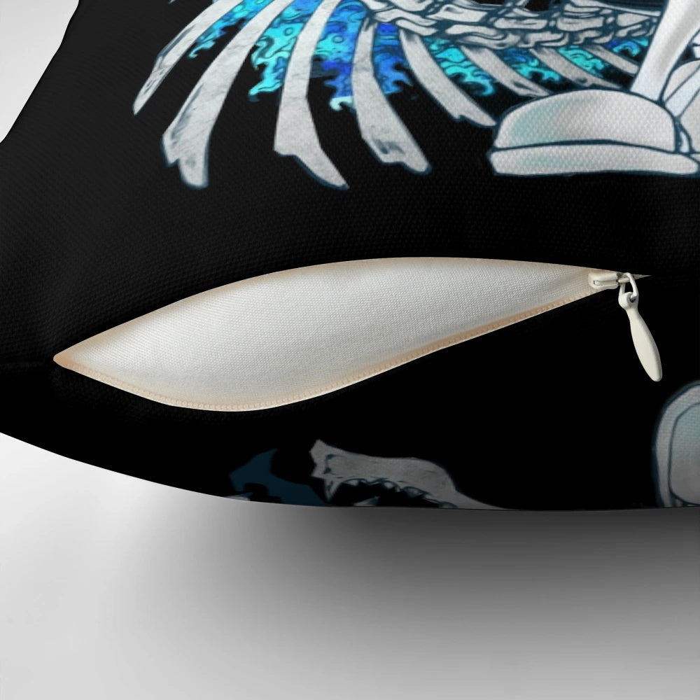 Soft and cuddly Undertale Sans plush pillow featuring the iconic skeleton from the popular video game