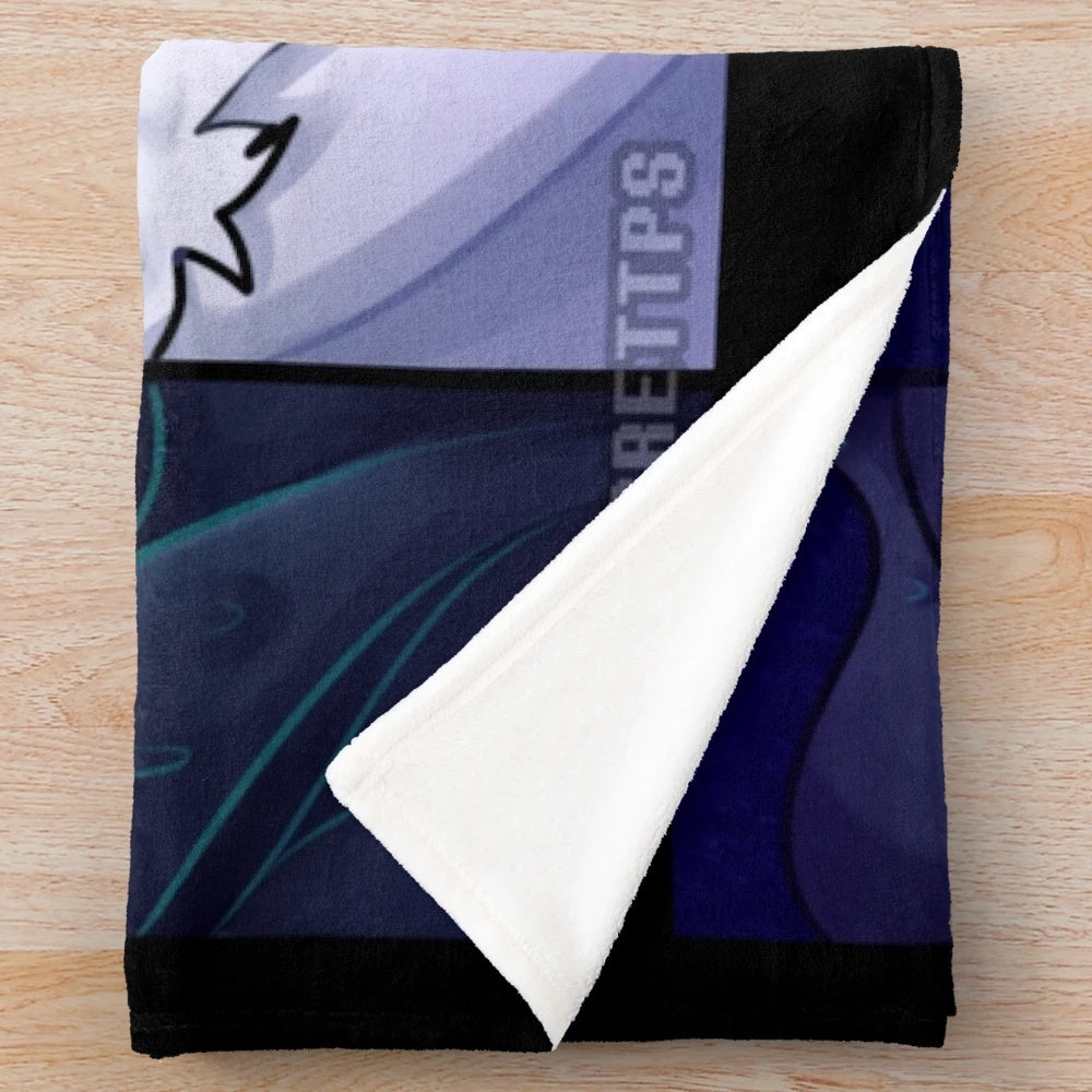 Underverse-Inspired Villains Plush Blanket featuring Sans, Error Sans, Nightmare Sans, and more Undertale AU characters